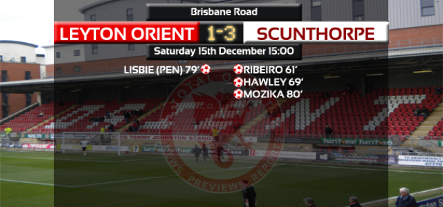 Scunthorpe End Orient’s Winning Streak – Leyton Orient 1 Scunthorpe 3