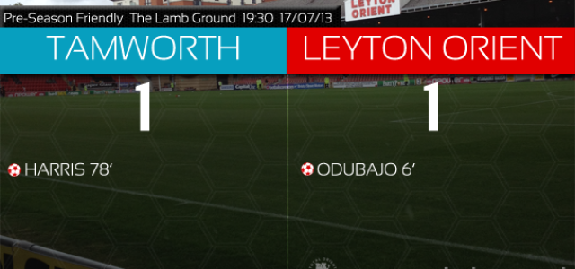 Orient Held At Tamworth – Tamworth 1 Leyton Orient 1