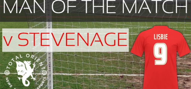 Man Of The Match v Stevenage: Kevin Lisbie