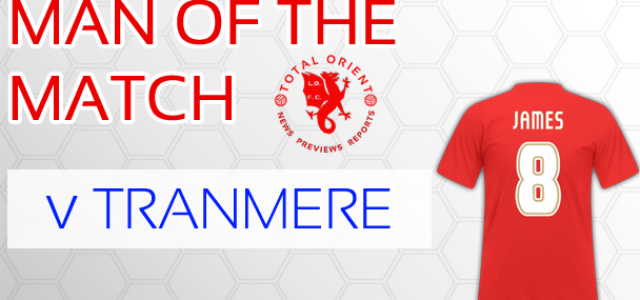 Man Of The Match v Tranmere: Lloyd James