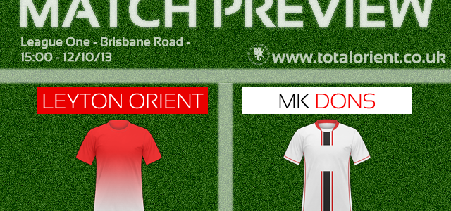 Match Preview: Leyton Orient v MK Dons