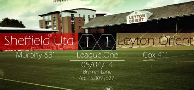 Match Report: Sheffield United 1 Leyton Orient 1