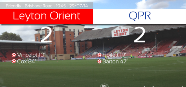 Pre-Season Friendly – Leyton Orient 2 QPR 2