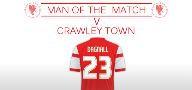 Man of the Match v Crawley: Chris Dagnall