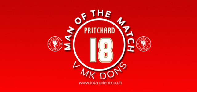 Man of the Match v MK Dons: Bradley Pritchard