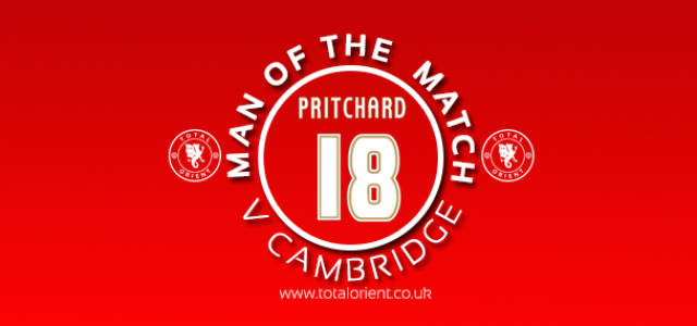 Man of the Match v Cambridge United: Bradley Pritchard