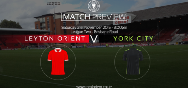 MATCH PREVIEW: Leyton Orient v York City – League Two