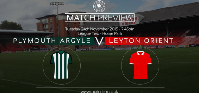 MATCH PREVIEW: Plymouth Argyle v Leyton Orient – League Two