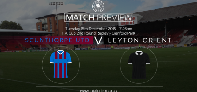 MATCH PREVIEW: Scunthorpe United v Leyton Orient – FA Cup 2nd Round Replay