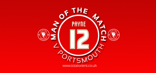 Man of the Match v Portsmouth: Jack Payne