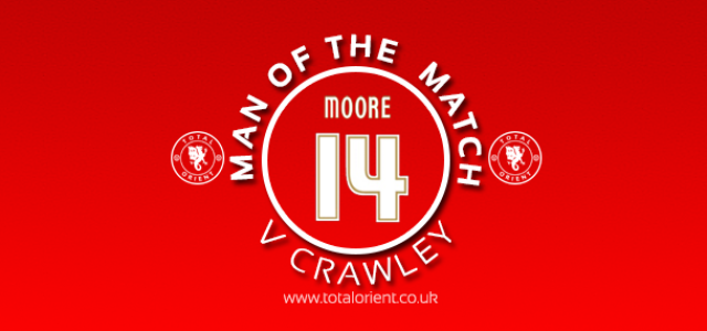 Man of the Match v Crawley Town: Sammy Moore