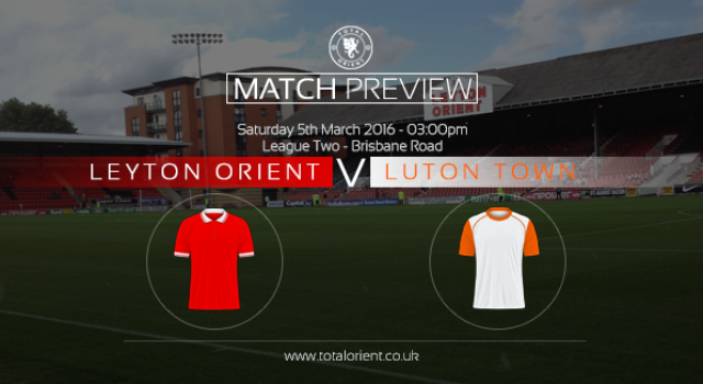 MATCH PREVIEW: Leyton Orient v Luton Town – League Two