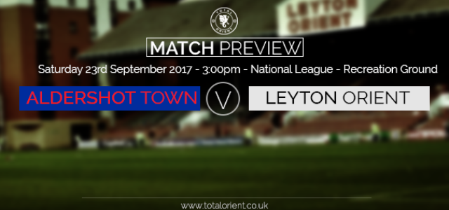 MATCH PREVIEW: Aldershot Town v Leyton Orient – National League